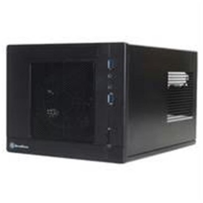SilverStone Sugo Series SG05BB-LITE No Power Supply Mini-ITX Desktop Case - B...