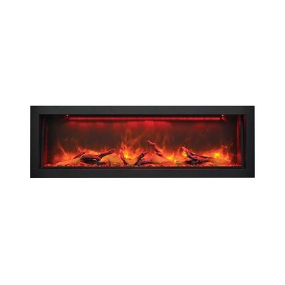 With Black Steel Surround, 50in.