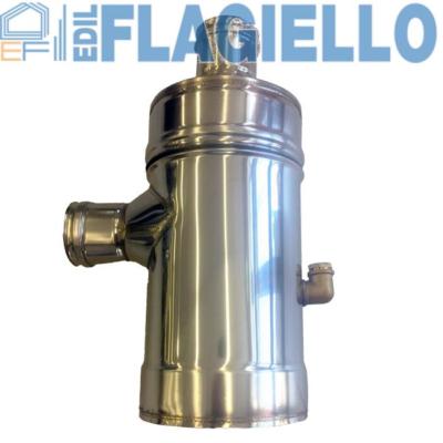 Abbattitore Fumi ad Acqua Stufe a Pellet e Legna diam 80 filtro ambiente fumino