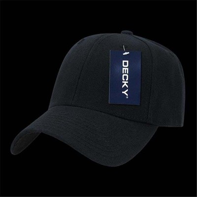 Decky 206-BLK Low Crown Pro Baseball Cap- Black