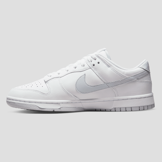 

Nike Dunk Row Retro Shoes White/Pure Platinum (DV0831-101) Expeditedship, Белый, Nike Dunk