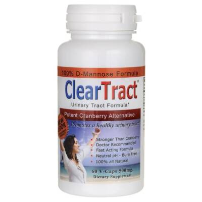 ClearTract Формула мочевыводящих путей с D-маннозой 500 мг, 60 растительных капсул