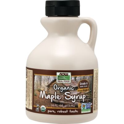 Органический кленовый сироп NOW Foods - Grade A Dark Color 16 жидких унций Liq