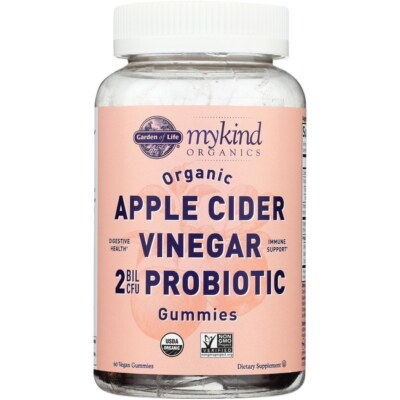Garden of Life Mykind Organics Пробиотические жевательные конфеты с яблочным уксусом 60 жевательных таблеток