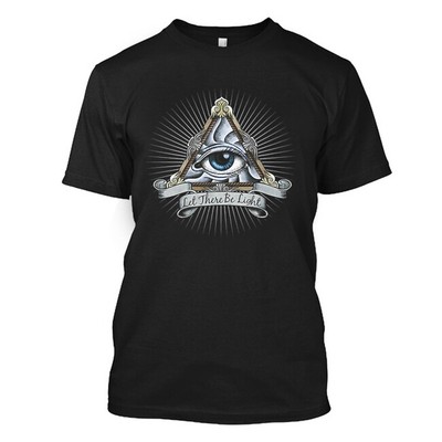 All Seeing Eye Let there be light Classic T-Shirt Size M to 3XL