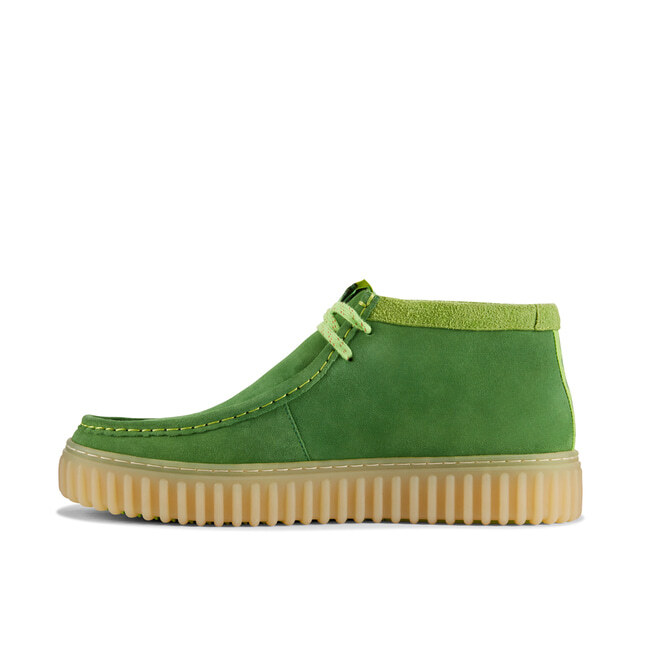 Pre-owned Clarks Torhill X Pokémon Torhill Explore Green Suede, "2023"