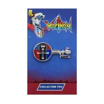 Voltron Defender of the Universe Silver Lion Key Enamel Pin Figure Official NEW