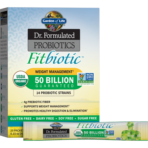 Garden of Life Пробиотики, разработанные доктором Fitbiotic - без вкуса