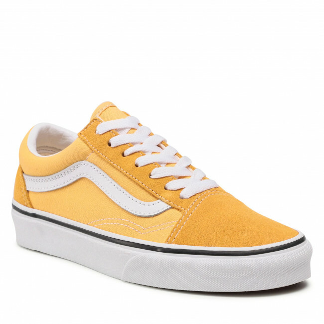 SCARPA SCARPA UNISEX VANS OLD SKOOL GELB MIT EINZELHEITEN WEISSE VN0A5KRFAVL1