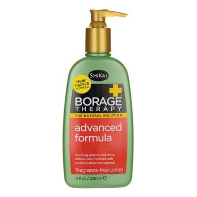 ShiKai Borage Therapy Lotion с усовершенствованной формулой - Лосьон без отдушек, 8 жидких унций