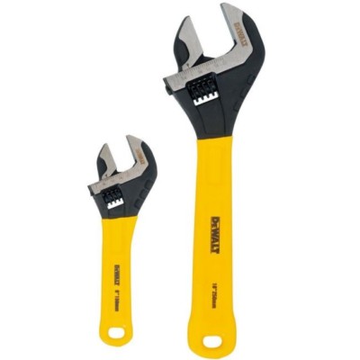 Dewalt 6-inch and 10-inch Adjustable Wrench Set 