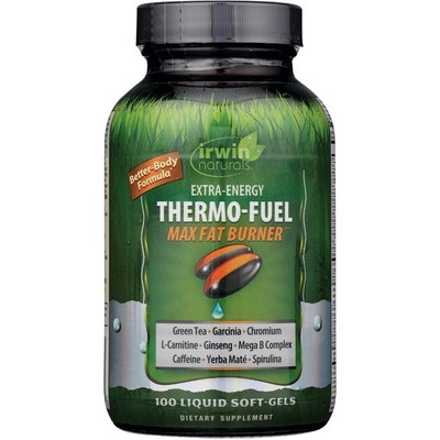 Irwin Naturals Extra-Energy Thermo-Fuel Max сжигатель жира, 100 таблеток