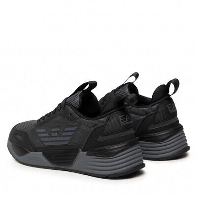 Pre-owned Ea7 Shoes Sneaker Emporio Armani  Man Sz. Us 5 X8x070xk165 Q239 Black