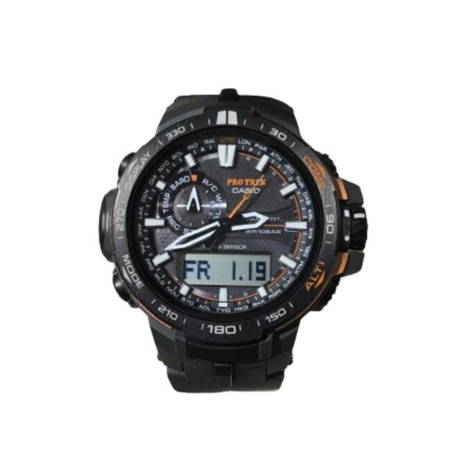 Casio Pro Trek PRW-6000Y-1JF Tough Solar Triple Sensor Black