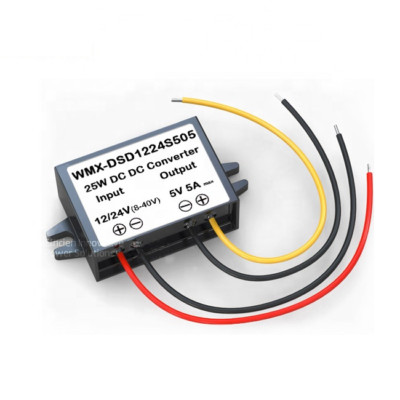 Car voltage step down transformer 5a 25w 12v 24v to 5v dc/dc converter