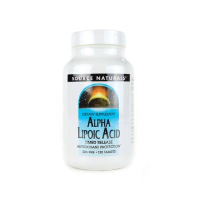 Source Naturals Альфа-липоевая кислота 300 мг 120 таблеток