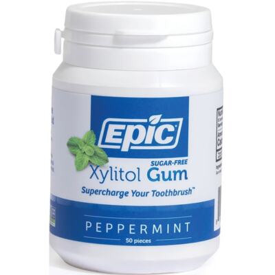 Epic Dental Xylitol Gum - мята перечная 50 карат