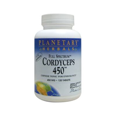 Planetary Herbals Cordyceps 450 Full Spectrum 450 мг 120 таблеток