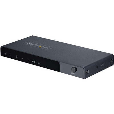 StarTech.com 4-Port 8K HDMI Switch, HDMI 2.1 Switcher 4K 120Hz HDR10+, 8K 60Hz