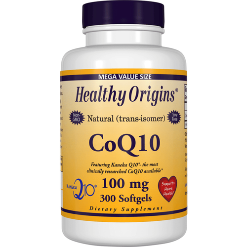 Healthy Origins Натуральный (транс-изомер) Coq10 100 мг 300 желатиновых капсул