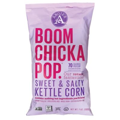 Angies Boomchickapop Сладко-соленая кукуруза в пакетиках по 7 унций