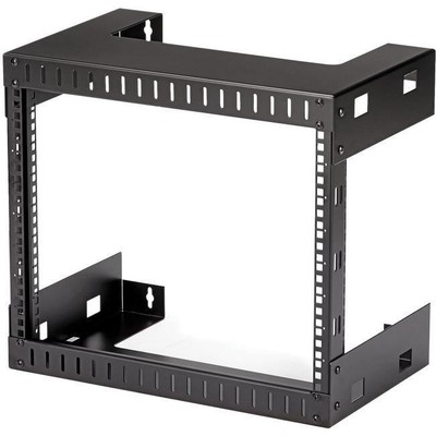 StarTech.com 8U 19'' Wall Mount Network Rack, 12'' Deep 2 Post Open Frame Server R