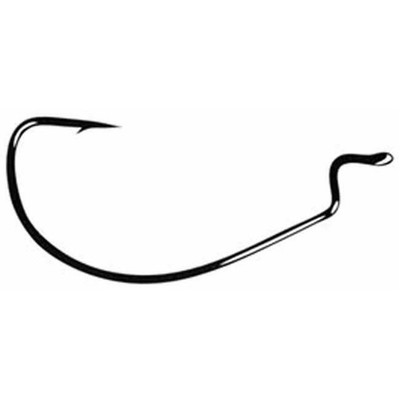Gamakatsu - Spro G58413 Worm Hook Ewg X-Wide Black Offset- Size 3-0