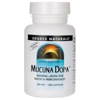 Source Naturals Mucuna Dopa 100 mg 120 Veg Caps