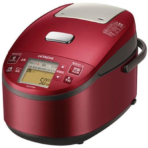 HITACHI 炊飯器 5.5合　RZ-AX10M R Hitachi RZ-AX10M R Rice Cooker, 5.5 cups, Pressure & Steam