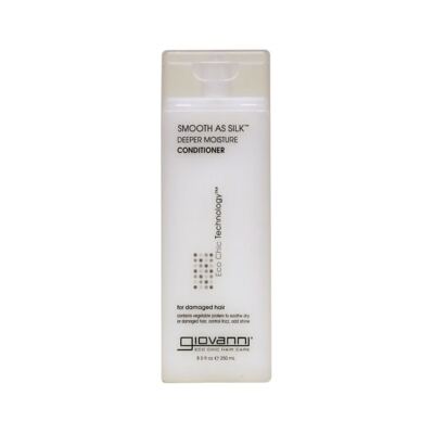 Giovanni Smooth As Silk Deeper Moisture Conditioner, жидкий кондиционер, 8,5 жидких унций