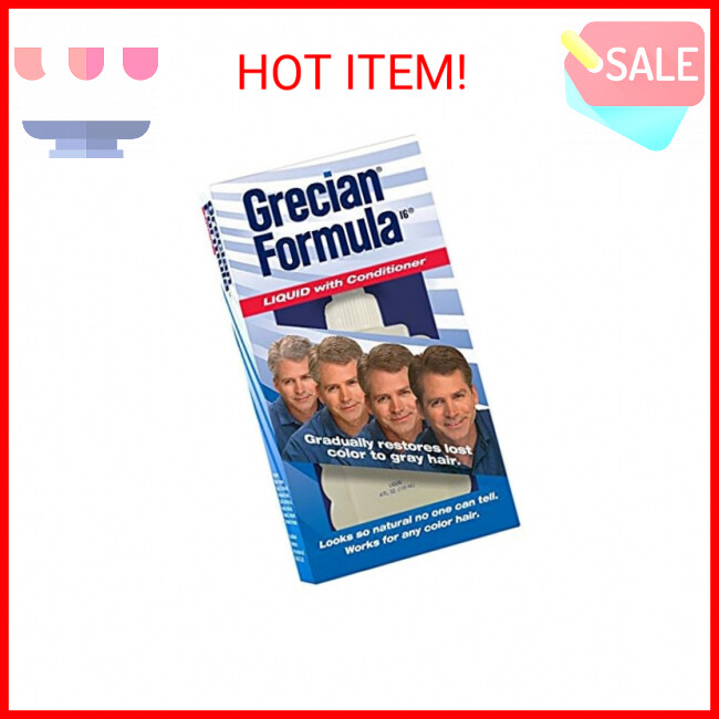 Grecian Formula Liquid with Conditioner, for Thicker and Healthier Hair, Gradual