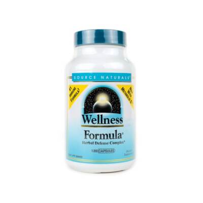 Улучшенная формула для поддержания иммунитета от Source Naturals Wellness Formula 120 капсул