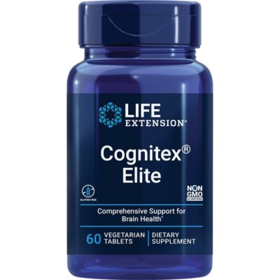 Life Extension Cognitex Elite 60 вегетарианских таблеток