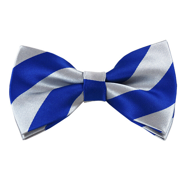 Romario Manzini® Men's collegiate Stripe Pre-Tied Bow Tie (23 colors)