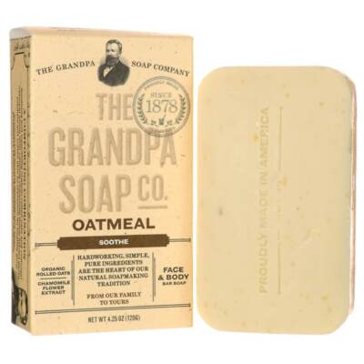 Овсяное мыло Grandpa Soap Co., 4,25 унции (S)