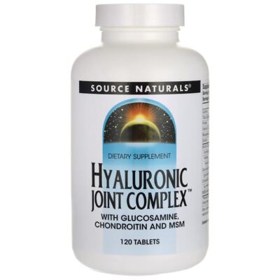 Source Naturals Гиалуроновый комплекс для суставов 120 таблеток