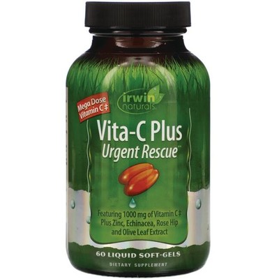 Irwin Naturals Vita C Plus Срочное Спасение 60 Sgels