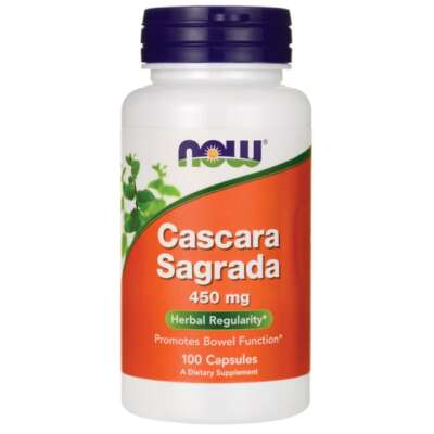 NOW Foods Cascara Sagrada 450 мг 100 капсул