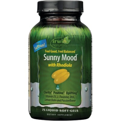 Irwin Naturals Sunny Mood с родиолой 75 золотых