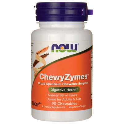 NOW Foods Chewyzymes 90 Chwbls