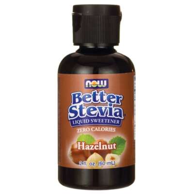 NOW Foods Better Stevia Liquid Sweetener - Hazelnut 2 fl oz Liq
