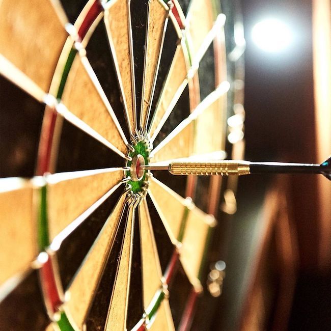 Darts Dart Board Dartboard Throwing Set Decor Man Cave Game Room Cabinet Wood