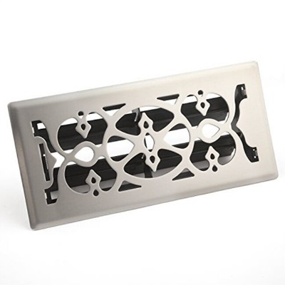 Accord AMFRSNV410 Victorian Floor Register, 4-Inch x 10-Inch(Duct Opening Measu