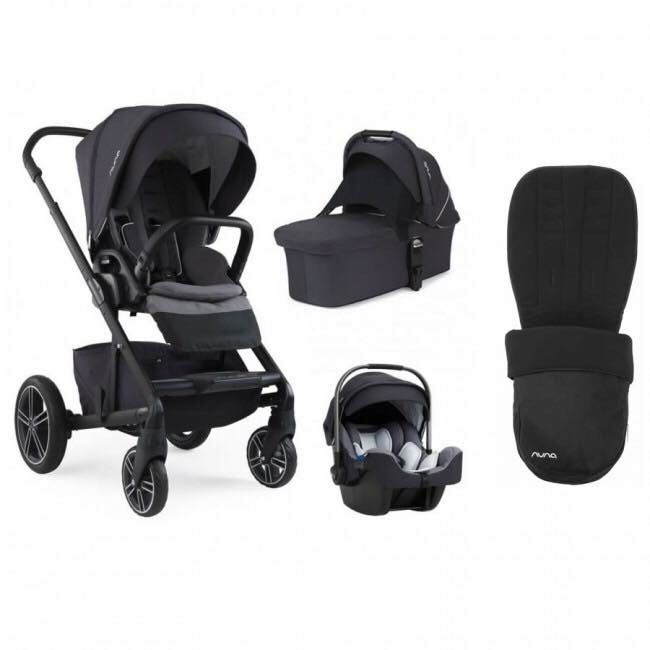 Nuna Mixx Travel system (pram, car seat, isofix) in