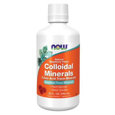 NOW Foods Colloidal Minerals - Натуральная малина 32 жидких унции Liq
