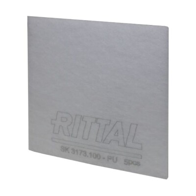 Rittal SK 3173.100 Replacement Fleece Filter Mat, 5 Pcs