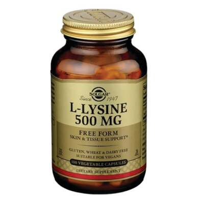 Solgar L-Lysine 500 mg 100 Veg Caps