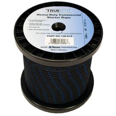 TrueBlue 100' Starter Rope #5 Solid Braid