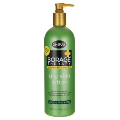 Лосьон для сухой кожи ShiKai Borage Therapy Dry Skin Lotion - Оригинальный лосьон без запаха объемом 16 жидких унций