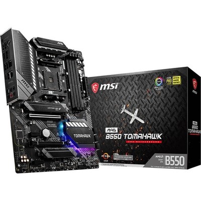 MSI MAG B550 TOMAHAWK AMD AM4 DDR4 RGB ATX Desktop Gaming Motherboard